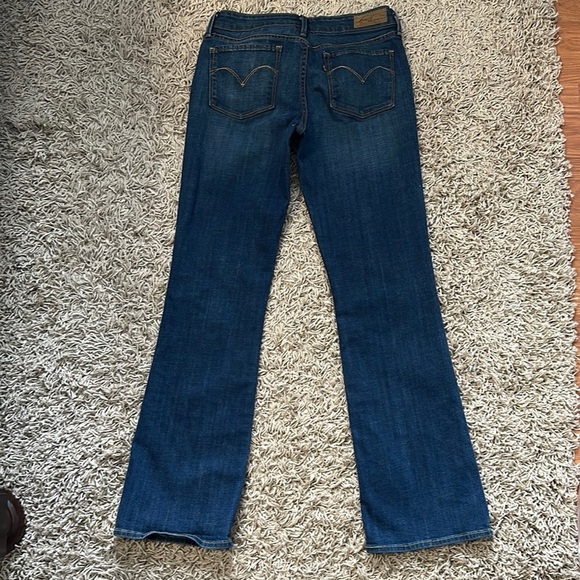 Levi's VTG Slight Curve Dark Blue Boot Cut Jeans Classic Style Sz 27/4 - Picture 7 of 11
